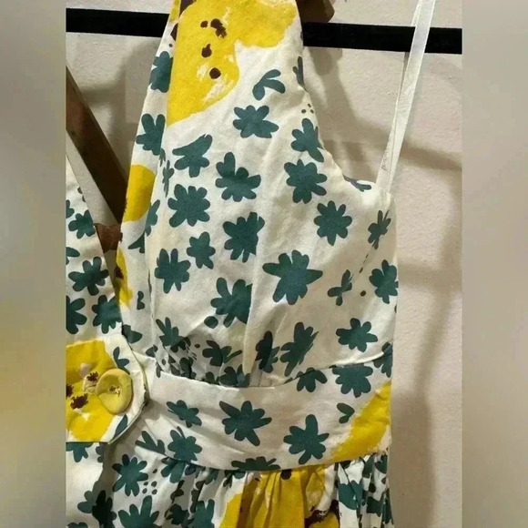 vntg Y2K Betsey Johnson halter flower butterfly dress baby doll style maximalist - Picture 8 of 10